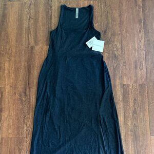 Beyond Yoga Midi Tank Dress Charcoal Small NWT
